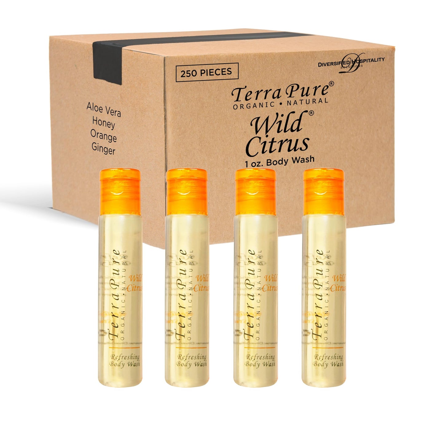 Terra Pure Wild Citrus Body Wash, Travel Size Hotel, 1 oz (Case of 250) Beauty & Personal Care Terra Pure
