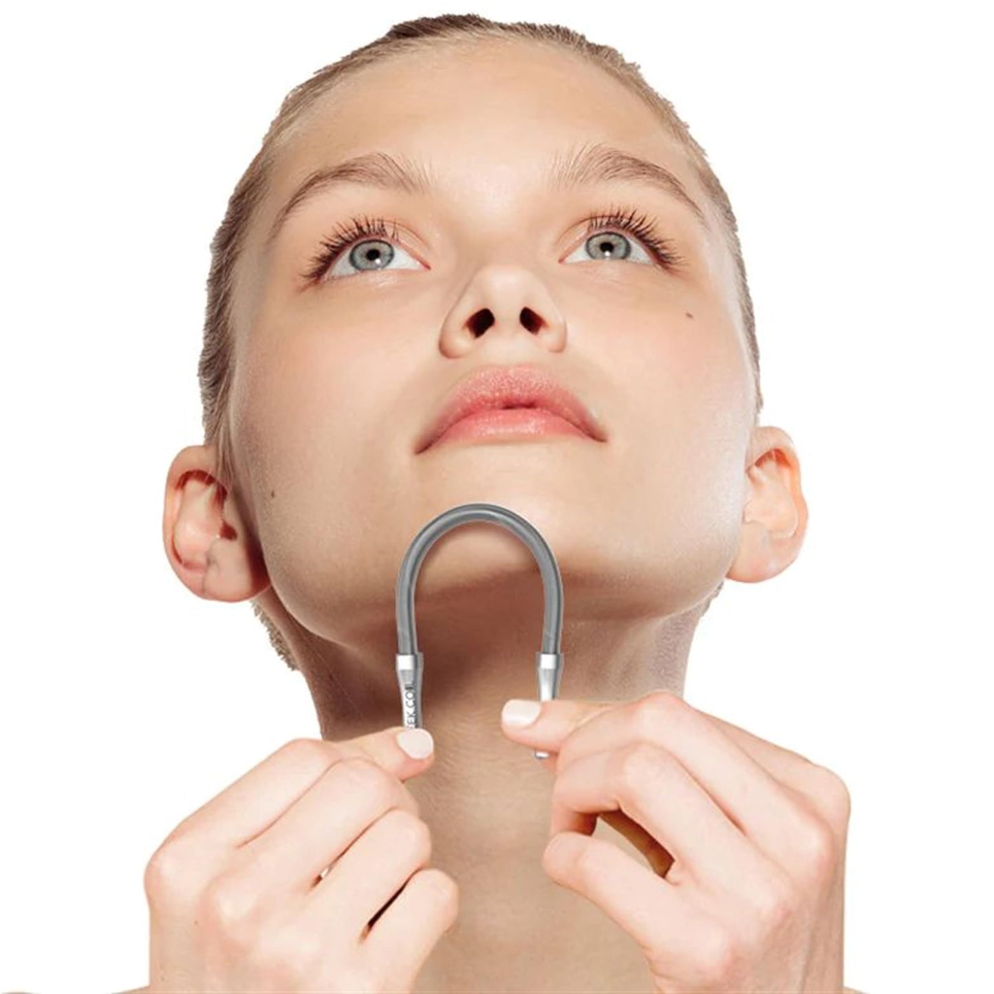 Sleek Coil Facial Hair Remover Spring Tool, Pain-Free Hair Removal for Women, 100% Stainless Steel Design, Gentle and Effective, Portable Beauty and Personal Care Sleek Coil