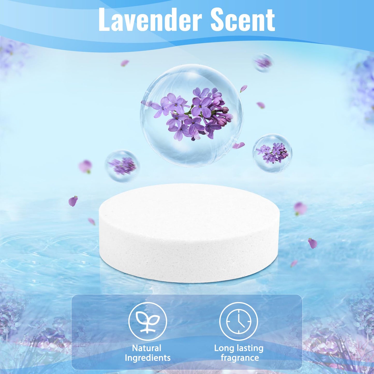 TranquilBliss Shower Steamers-15 Pack Shower Bombs with Lavender Scent, Self-Care Presents for Women Who Have Everything, Relaxation Birthday Presents Beauty and Personal Care TranquilBliss