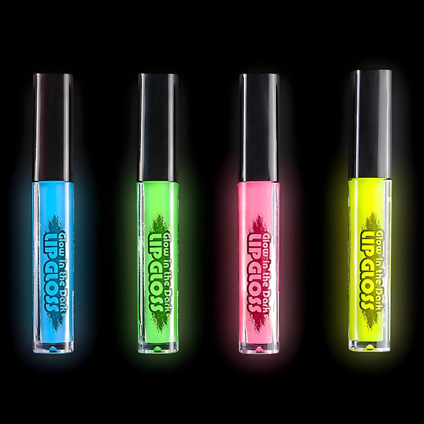 Rhode Island Novelty Assorted Color Glow In The Dark Lip Gloss (4) Beauty & Personal Care Rhode Island Novelty