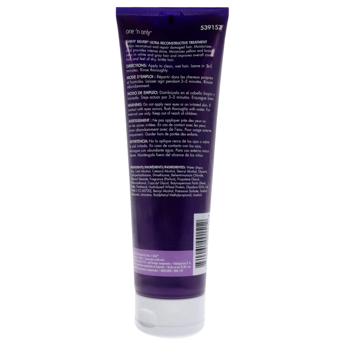 One 'n Only Shiny Silver Ultra Reconstructive Treatment Treatment Women 8.5 oz