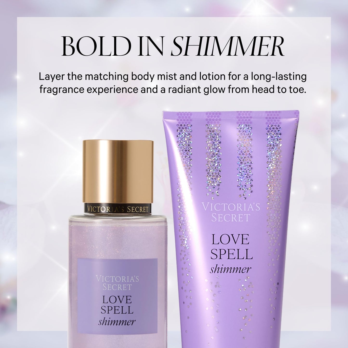 Victoria's Secret Love Spell Shimmer Mist, Body Spray for Women, Notes of Cherry Blossom and Fresh Peach Fragrance (8.4 oz) Beauty & Personal Care Victoria's Secret
