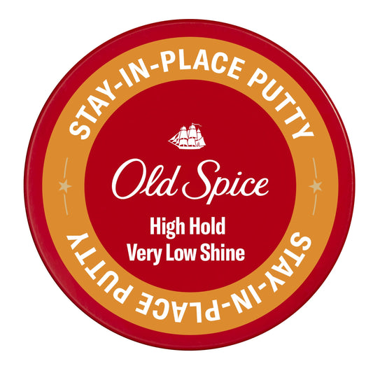 Old Spice Stay-In-Place Hair Styling Putty for Men, High Hold, Very Low Shine, 2.22 Oz Beauty & Personal Care Old Spice