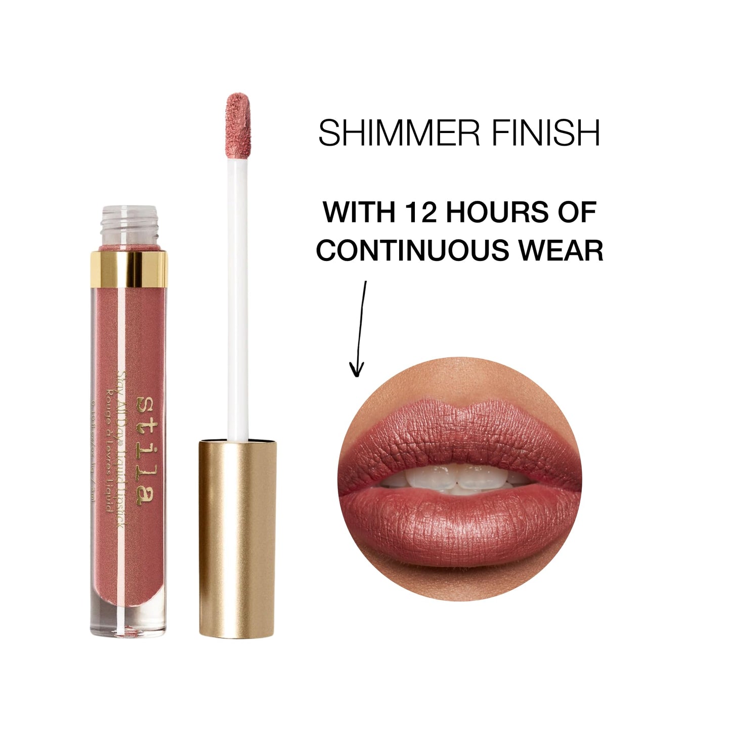 stila Stay All Day® Shimmer Liquid Lipstick, 0.10 oz. Beauty & Personal Care stila
