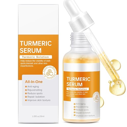Turmeric Serum for Face, 30 ML/ 1 PCS Anti Aging Turmeric Facial Serum, Turmeric Oil, Moisturizes & Firms Skin, Reduces Wrinkles & Fine Lines, Skin Beauty & Personal Care mopayzer