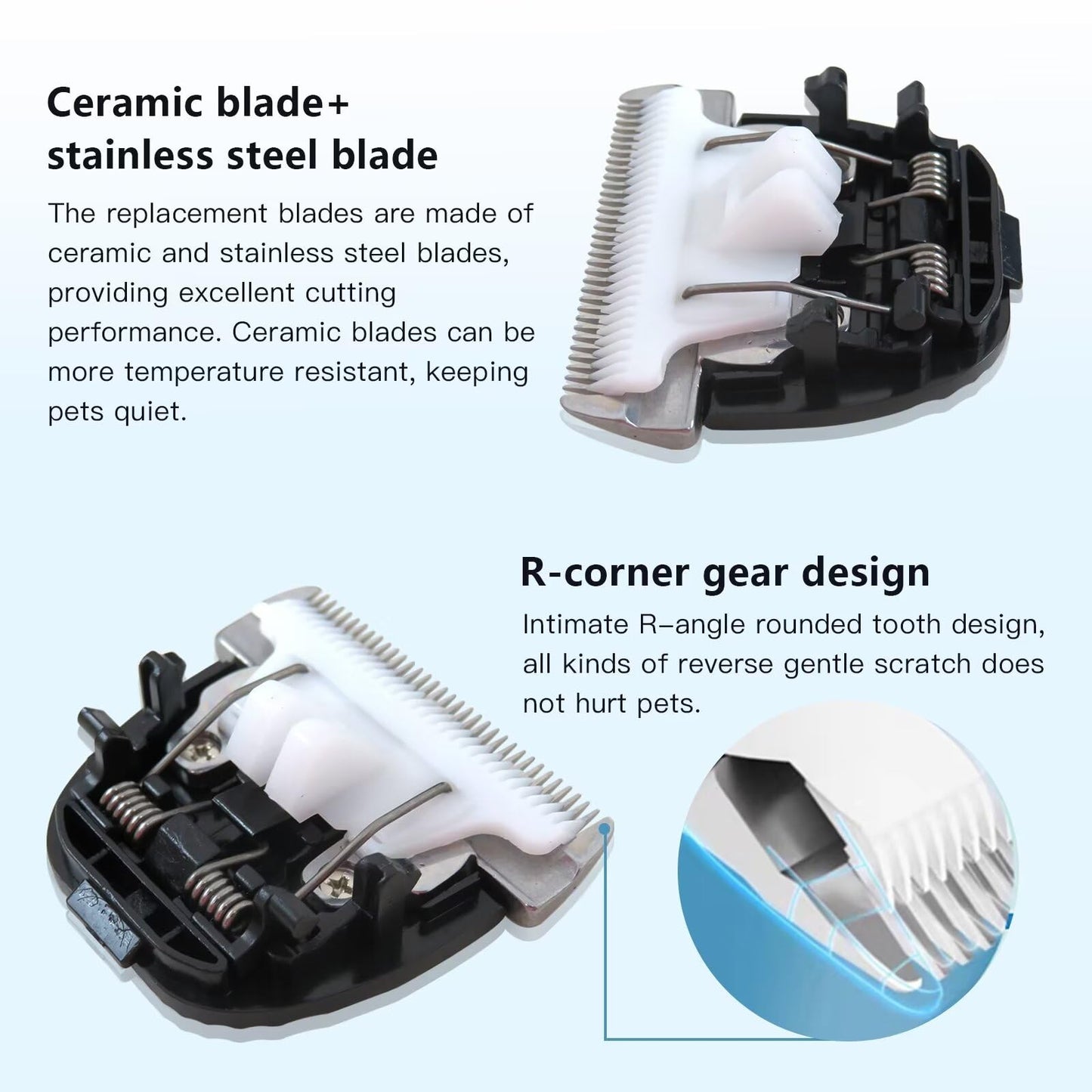 2Pcs 2024 Upgraded Replacement Blade For any Oneisall Clippers Beauty and Personal Care USonline911