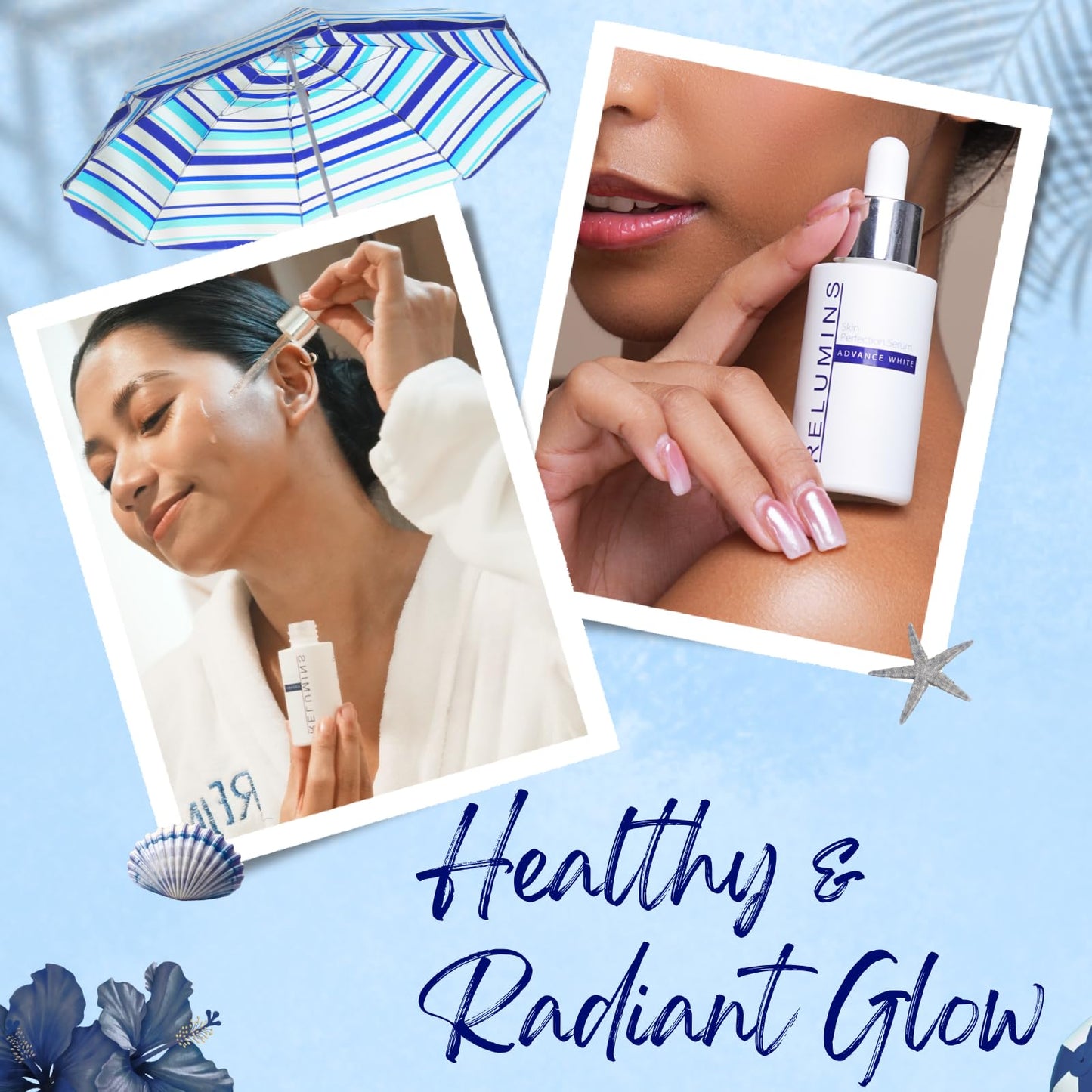 Relumins Skin Perfection AHA Serum - New & Improved Formula with 7% AHA Complex - Gentle Natural Exfoliant for Radiant, Smooth-Looking Skin, for a Beauty & Personal Care Relumins