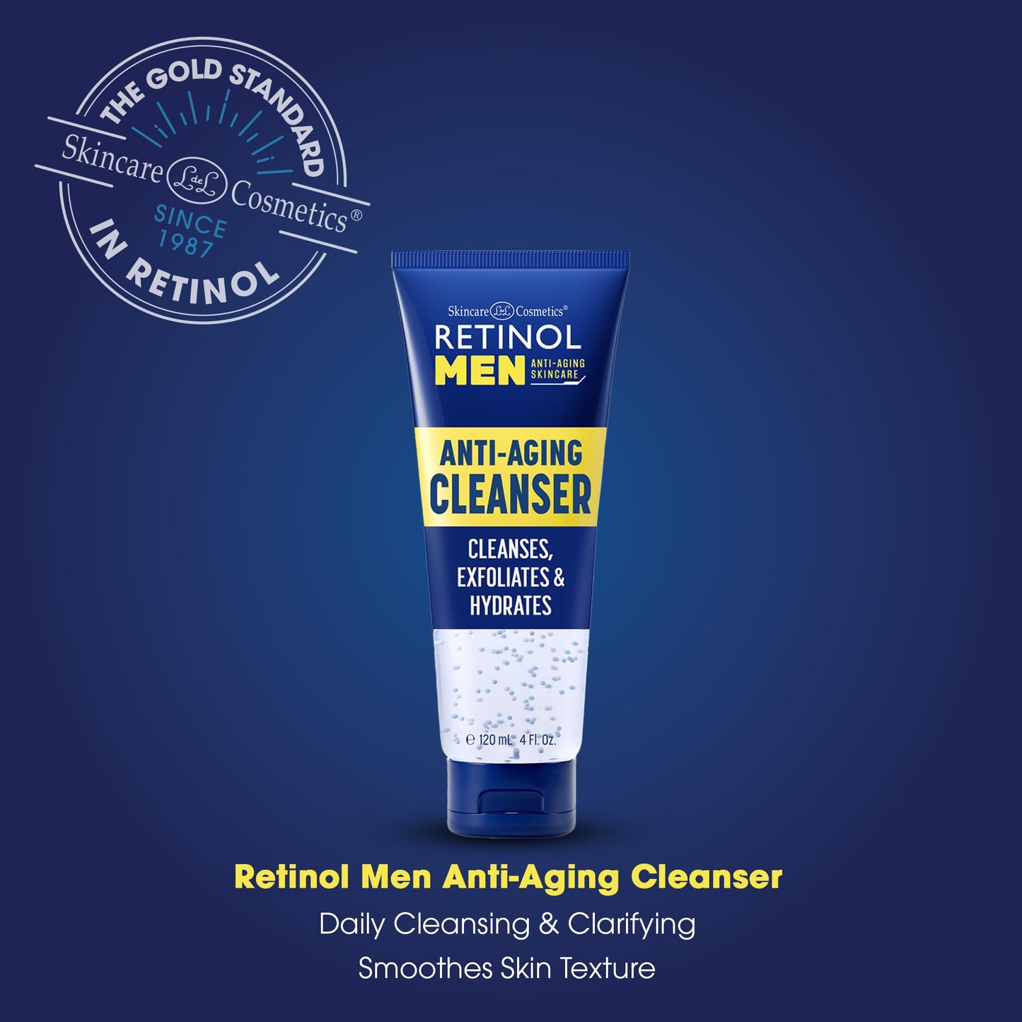 LIVAURA Retinol Men's Gel Cleanser - Gently exfoliates skin for improved texture and radiance and Removes impurities trapped in your pores Beauty & Personal Care Retinol
