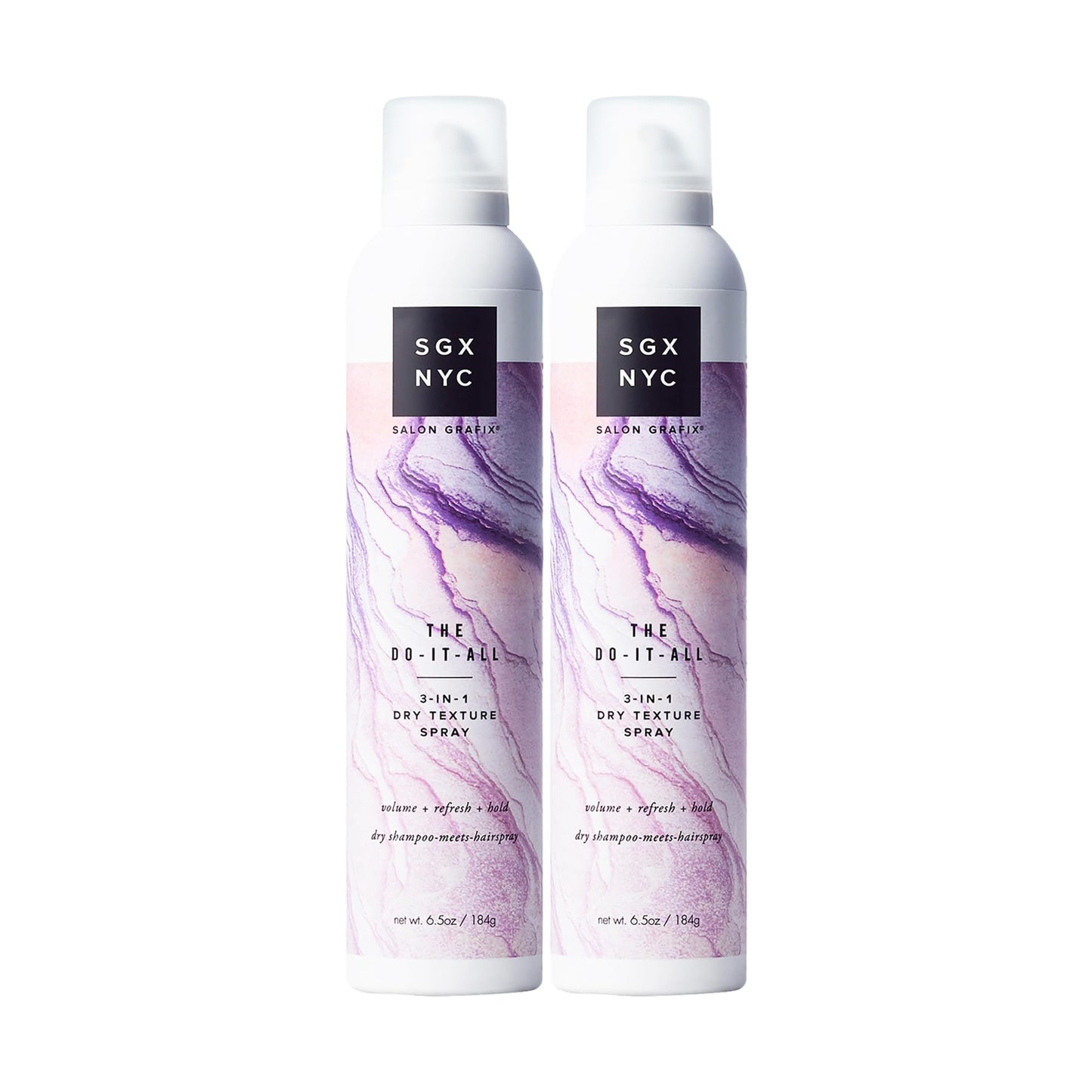 SGX NYC The Do It All 3-in-1 Dry Texture Spray - Versatile Dry Shampoo and Texture Spray for Refreshed Hair - Volumizing Hair Products - 2 pc Beauty & Personal Care SGX NYC