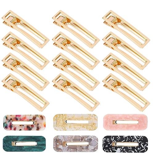 Gukasxi 30pcs Alligator Hair Clips Barrettes Metal Hollow Hair Clip for Silicone Mold Making Pearl Acrylic Resin Hair Pin Hairbow Hairpins Accessories Beauty & Personal Care Gukasxi