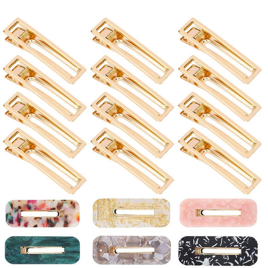 Gukasxi 30pcs Alligator Hair Clips Barrettes Metal Hollow Hair Clip for Silicone Mold Making Pearl Acrylic Resin Hair Pin Hairbow Hairpins Accessories Beauty & Personal Care Gukasxi