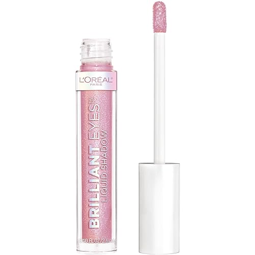 L'Oreal Paris Brilliant Eyes Shimmer Liquid Eye Shadow, Longwearing Lasting Shimmer, Crease Resistant, Flake-Proof, Precision Applicator, Quick Dry Beauty & Personal Care L'Oreal Paris