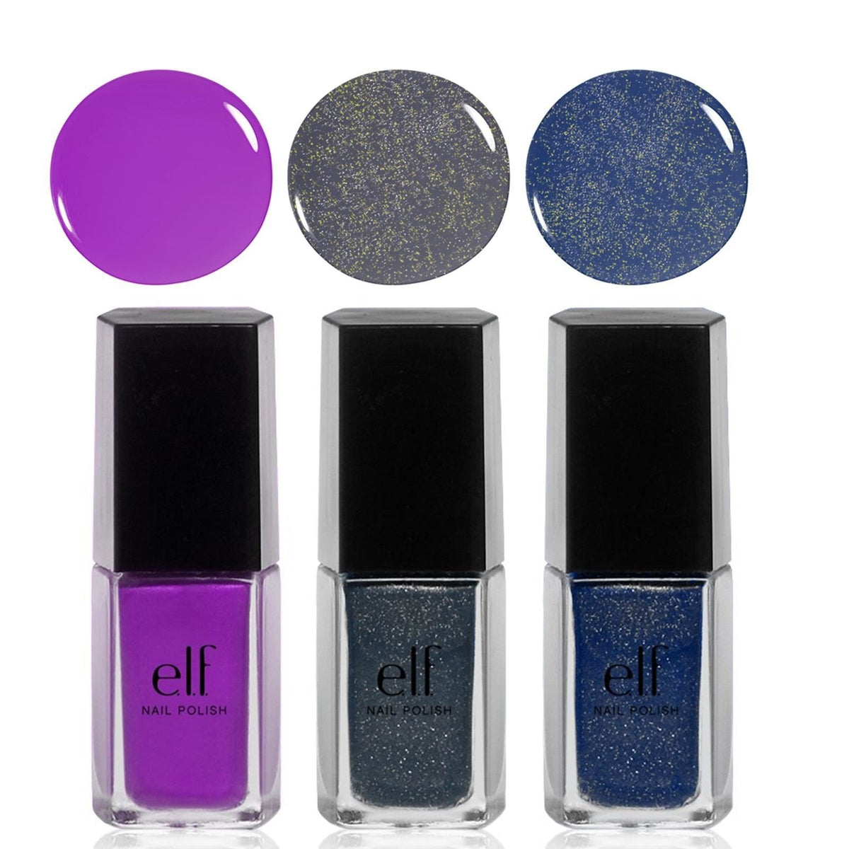 e.l.f. 3 Piece Nail Polish Set, Mysterious Beauty & Personal Care e.l.f.