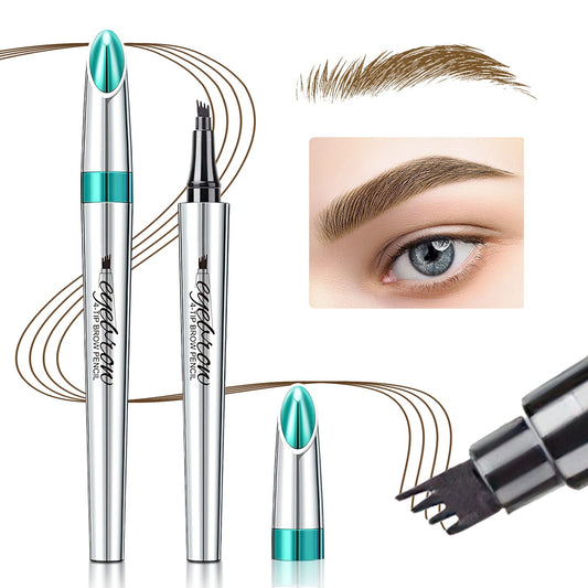 4 Point Brow Pen Lift & Snatch Eyebrow Makeup Long-Lasting Light Brown