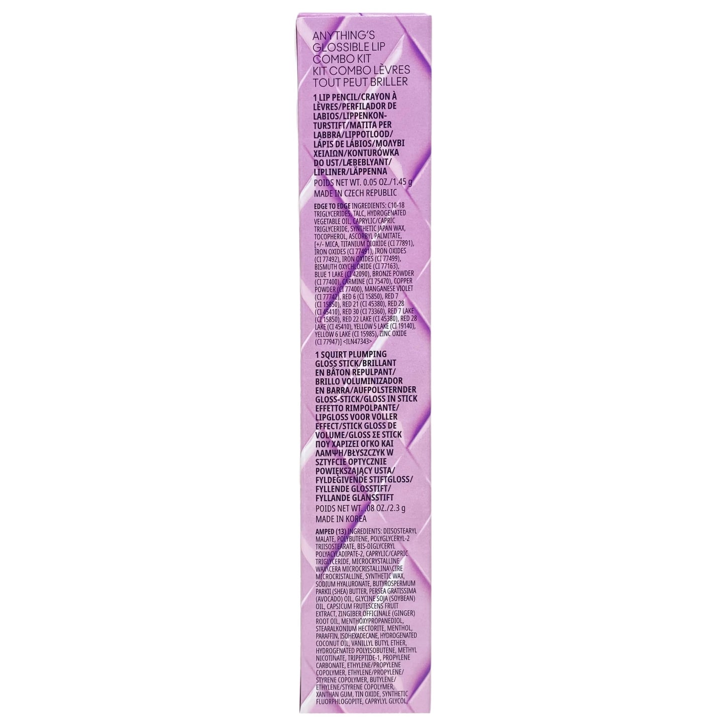 MAC M·A·C Cosmetics Holiday Exclusive Anything's Glossible Squirt Plumping Gloss Stick and Lip Pencil Duo Set - Edge to Edge/Amped Beauty & Personal Care MAC