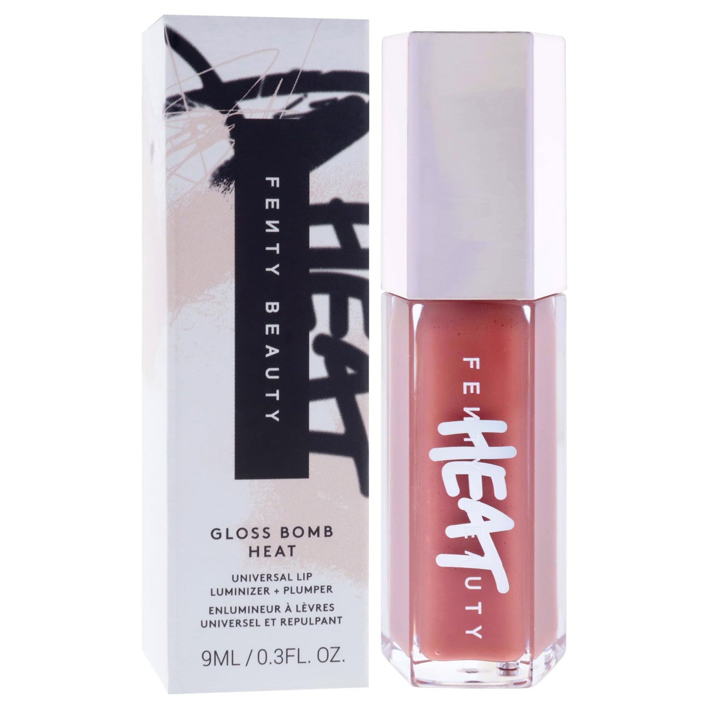 Gloss Bomb Heat Universal Lip Luminizer Plus Plumper - 03 Fenty Glow Heat by Fenty Beauty for Women - 0.3 oz Lip Gloss Beauty & Personal Care FENTY BEAUTY