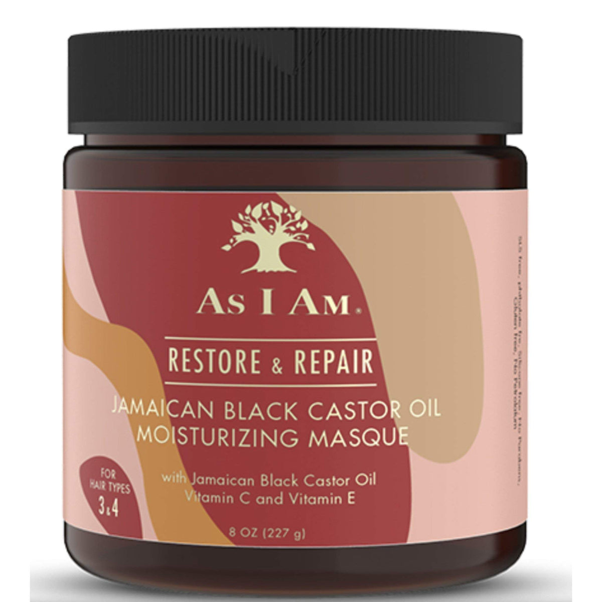 As Am JBCO Masque - 8 ounce - Deep Conditioning & Hydration - Repairs and Restores Scalp Health - Vegan and Cruelty Free - Enriched with Nano Jamaican
