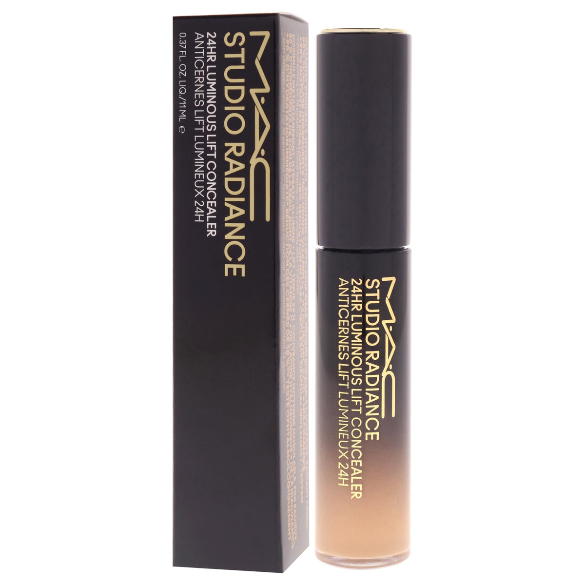 Studio Radiance 24HR Luminous Lift Concealer - NC37 Medium Beige with Neutral Undertone by MAC for Women - 0.37 oz Concealer
