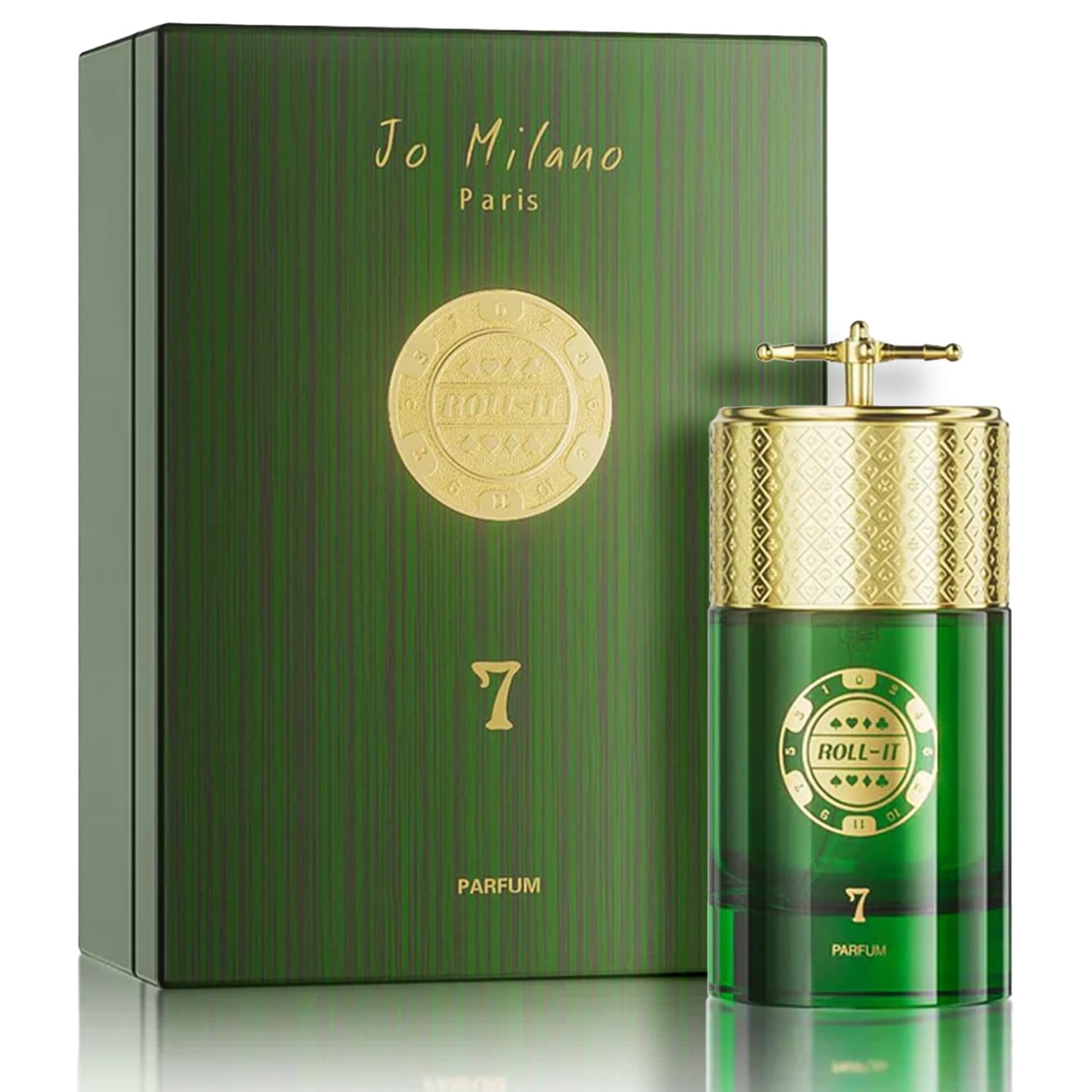 Jo Milano Roll It 7 Parfum Spray | 3.4 oz (100ml) | Musk, Bergamot, Citrus, Fresh Scent | Long Lasting Fragrance for Men and Women (Unisex) Beauty & Personal Care Jo Milano