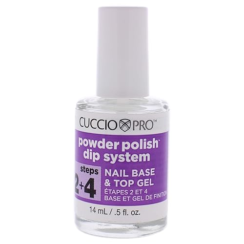 Cuccio Colour Powder Polish Dip System Step 2 And 4 - Specially Formulated Resins - Vibrant Finish With Flawless, Rich Color And Durability - Nail Beauty & Personal Care Cuccio