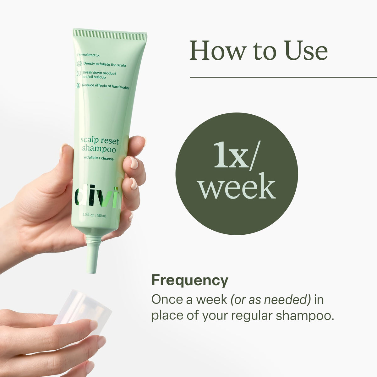 divi Scalp Reset Shampoo | Weekly Clarifying Treatment | 5 oz