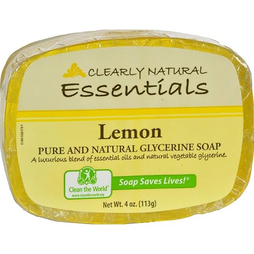 Clearly Natural Lemon Glycerine Bar Soap, 4 Ounce - 6 per case. Beauty & Personal Care Clearly Natural