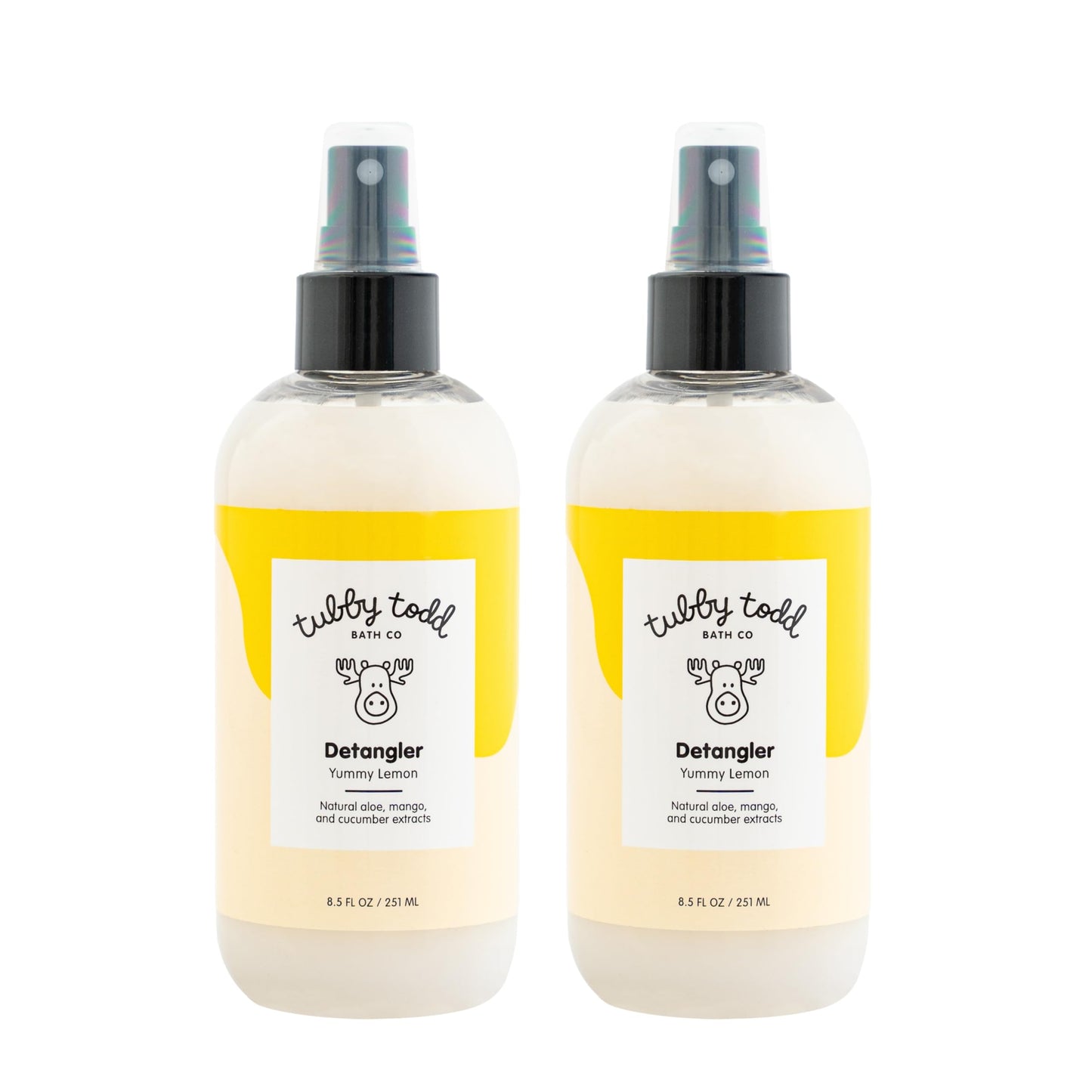 TUBBY TODD Hair Detangler Spray for Kids - Hair Detangling Spray with Baobab & Coconut Oil - Gentle & Moisturizing Kids Hair Detangler Spray - 8.5oz Beauty & Personal Care TUBBY TODD
