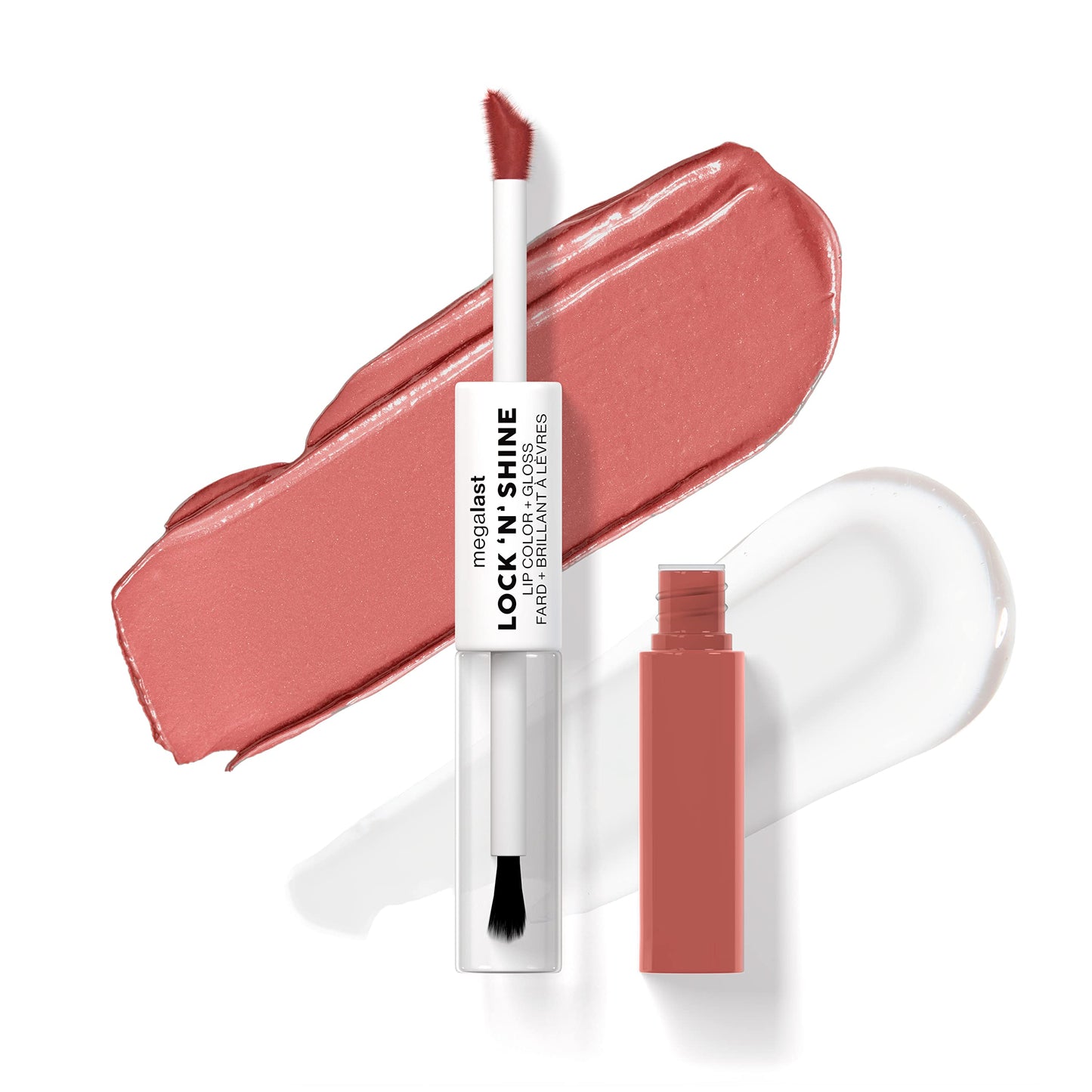 wet n wild Megalast Lock 'N' Shine Lip Color + Gloss Nude Illusion Beauty & Personal Care wet n wild