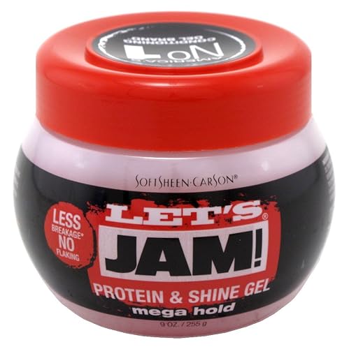 Let's Jam Protein Styling Gel-Mega Hold, 9 oz, 2 pk Beauty & Personal Care Let's Jam