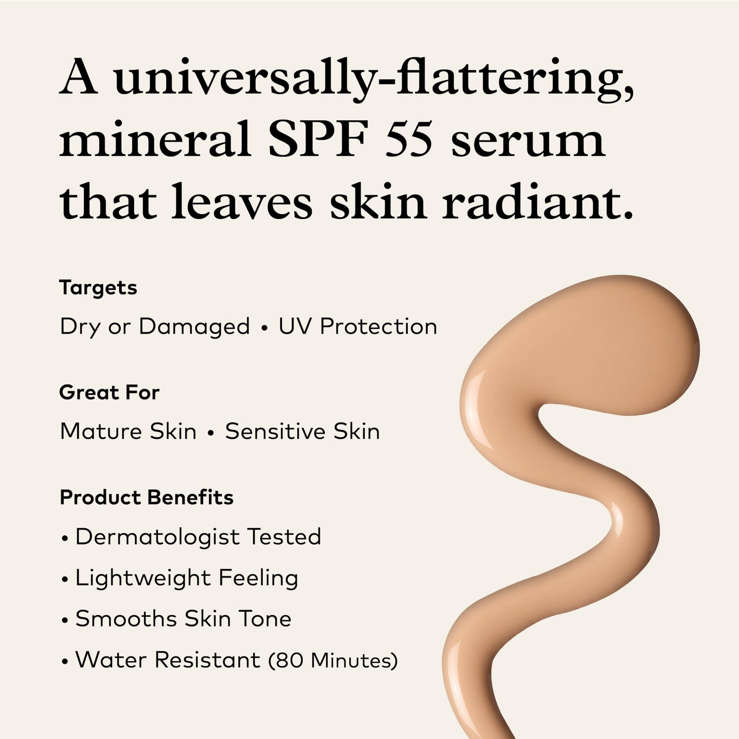 Onekind Solardrops SPF 55 Daily Mineral Sunscreen Serum for Sensitive Skin, Lightweight Wrinkle Defense Non-Comedogenic Zinc Oxide Formula with UVA Beauty & Personal Care Onekind