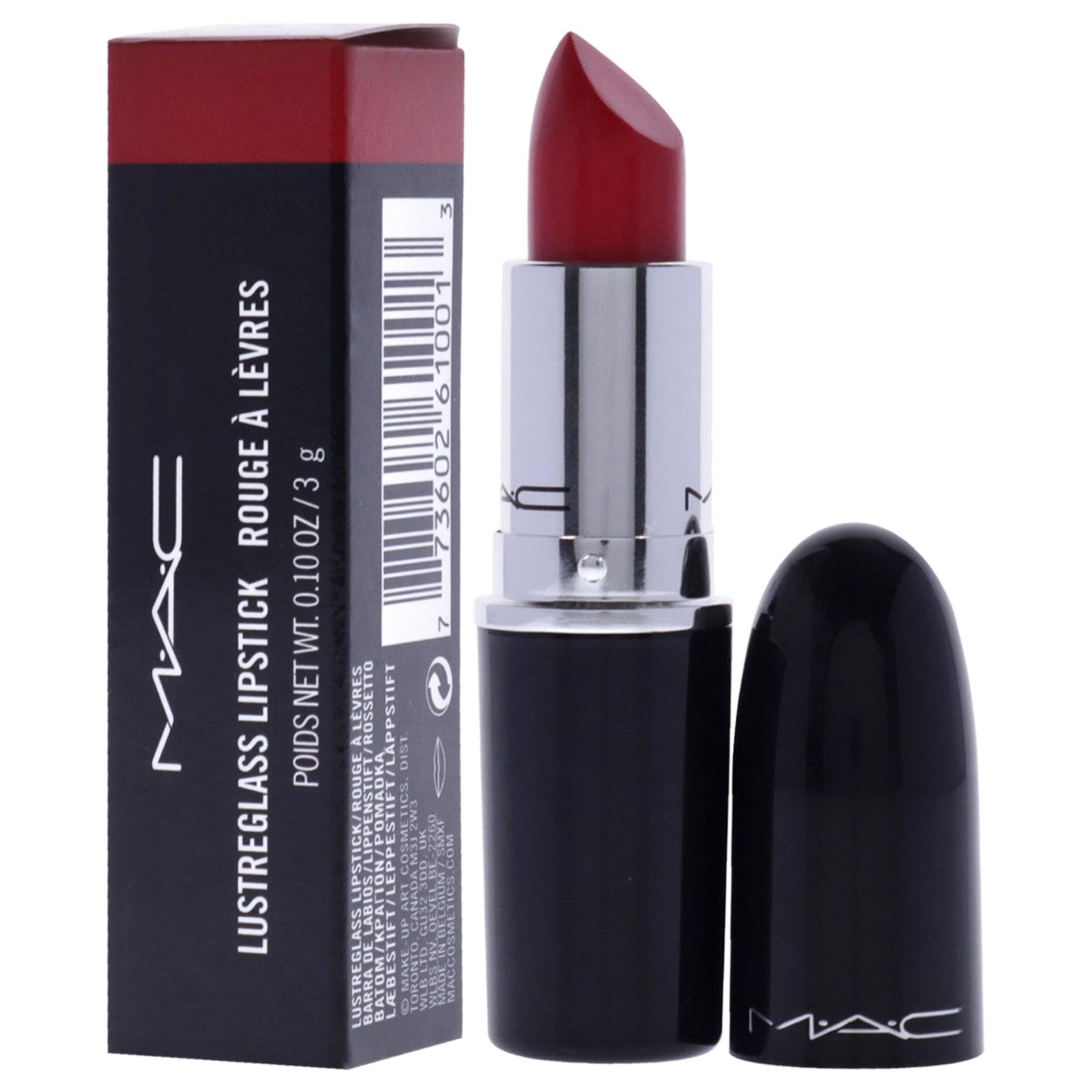 MAC Lustreglass Sheer Shine Lipstick - Cockney Lipstick Women 0.1 oz Beauty & Personal Care MAC