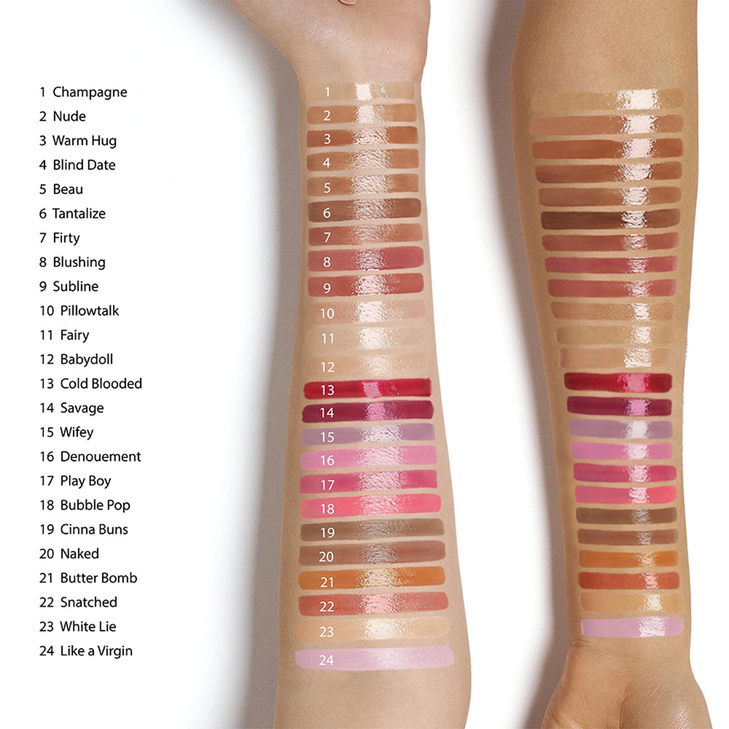 Ruby Kisses Butter Bomb Lip Gloss, High-Shine Non-Sticky Hydrating Plumping Beauty & Personal Care Ruby Kisses