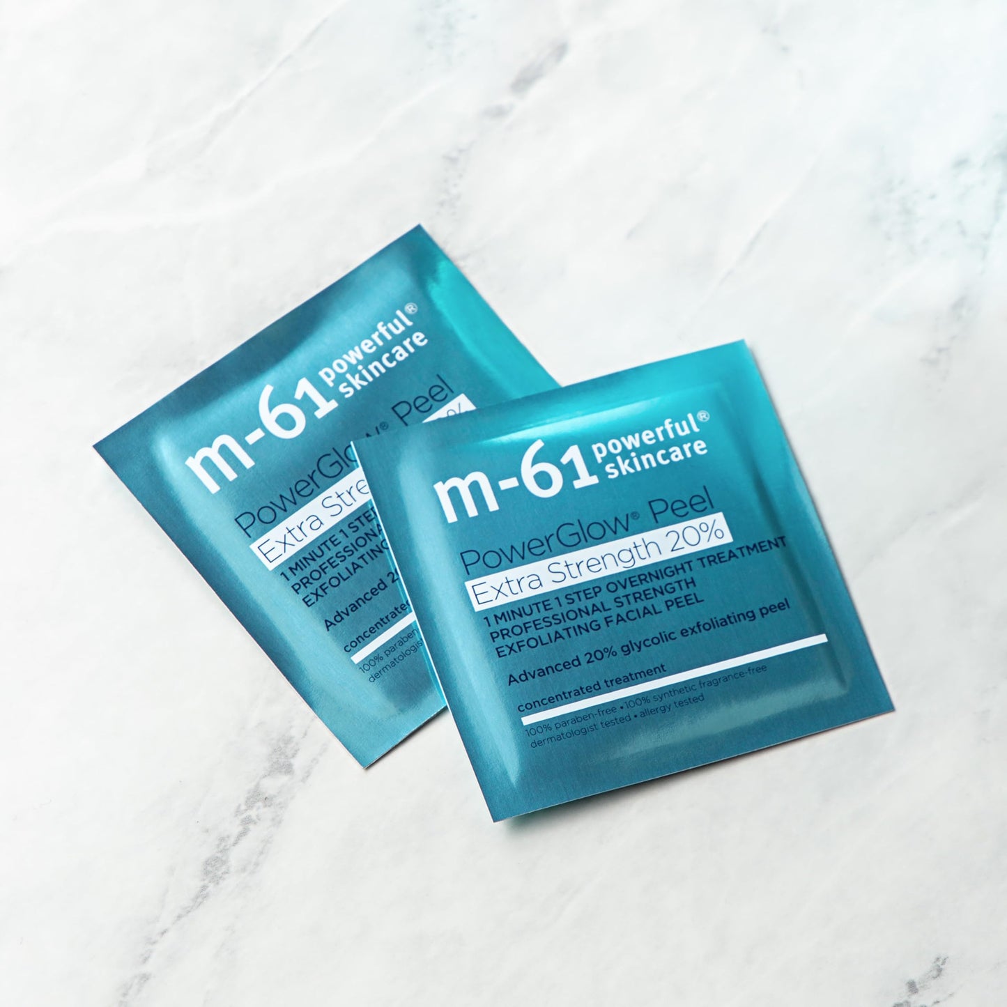 m-61 PowerGlow Peel Extra Strength 20% | Professional Strength Exfoliating Facial Peel With Advanced 20% Glycolic Acid - 8 Treatments Beauty & Personal Care m-61