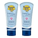 Banana Boat Light As Air Sunscreen Lotion SPF 50 Twin Pack | Lightweight & Non-Greasy Lotion Sunscreen SPF 50, Sunblock, Oxybenzone Free, 6oz each Beauty & Personal Care Banana Boat