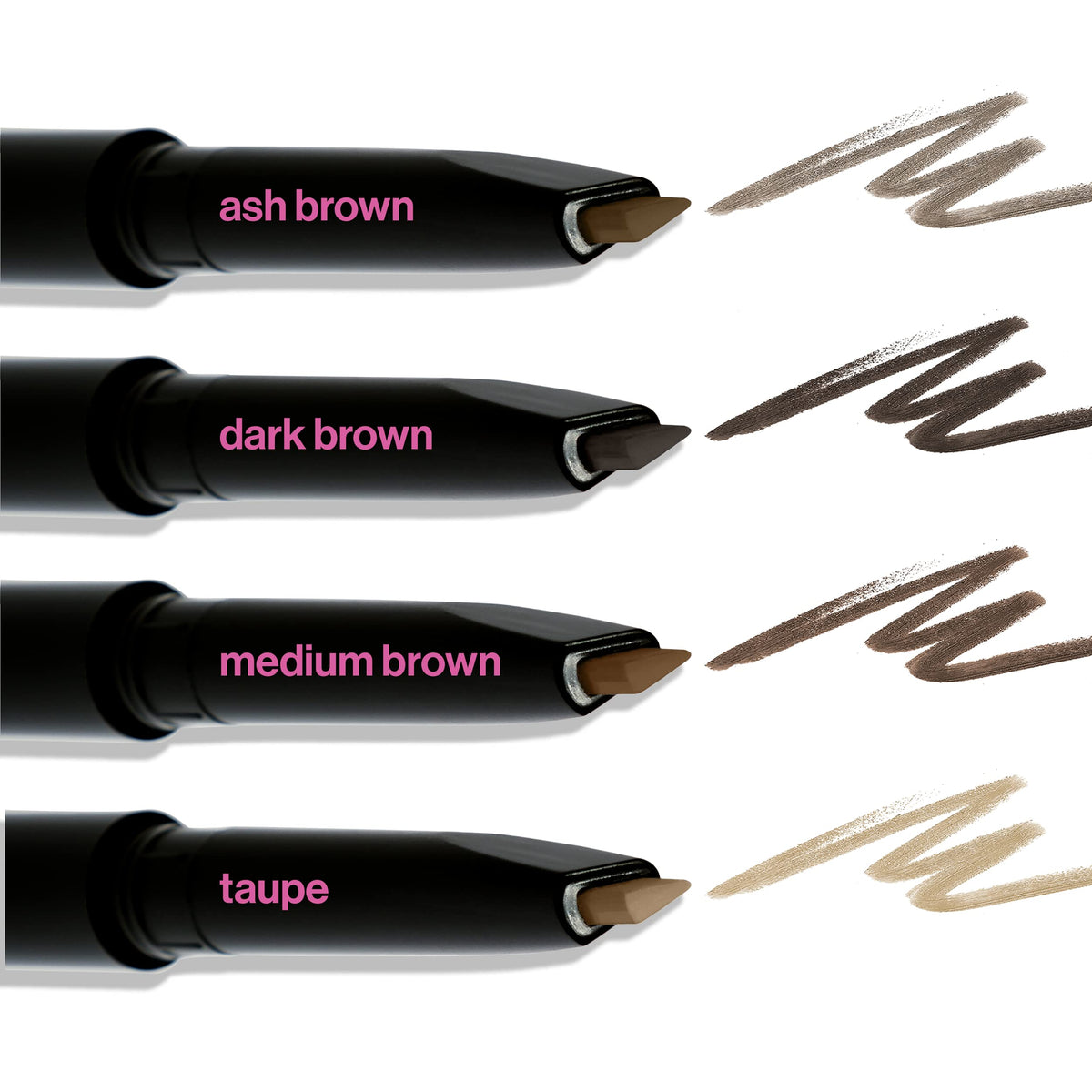 wet n wild Ultimate Eyebrow Retractable Definer Pencil, Ash Brown, Dual-Sided Brow Brush, Fine Tip, Shapes, Defines, Fills Brow Makeup Beauty & Personal Care wet n wild
