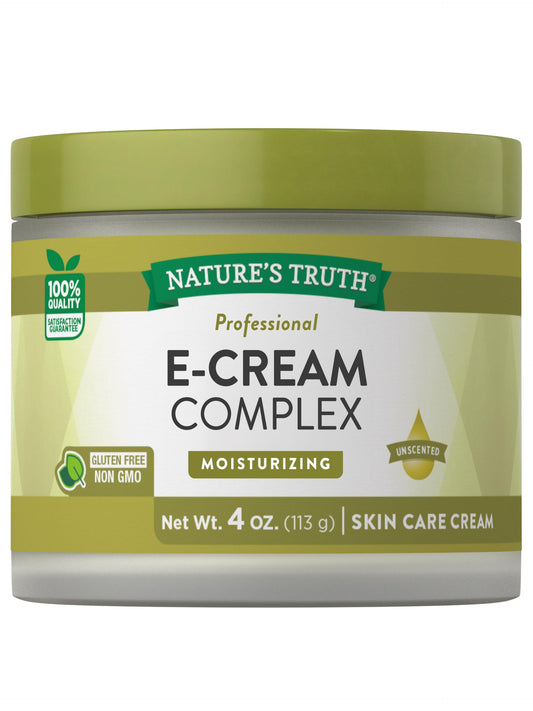 Nature's Truth Vitamin E Cream Complex | with Vitamin A & D | 4 oz | Moisturizing Skin Care Cream Beauty & Personal Care Nature's Truth