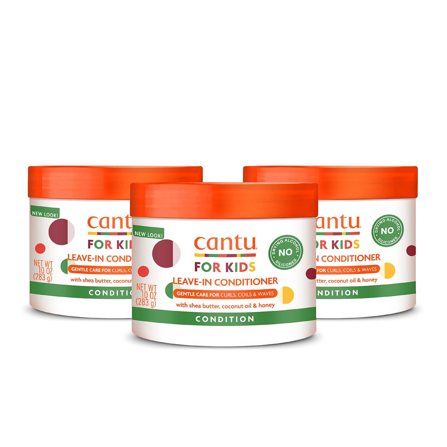Cantu Care for Kids Leave-In Conditioner with Shea Butter, 10 oz (Pack of 3) Beauty & Personal Care Cantu