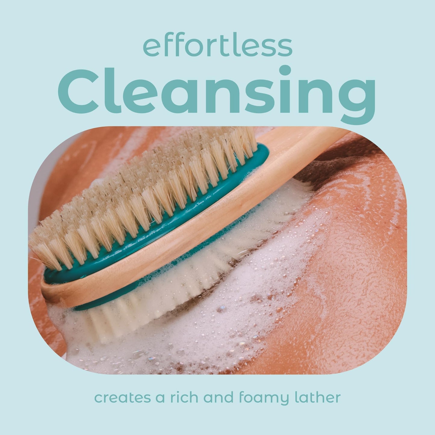 MainBasics Back Scrubber Shower Brush Long Handle Dual Sided Body Brush with Exfoliating Soft Bristles for Back Scrubbing Deep Cleaning and Body Wash Beauty & Personal Care MainBasics
