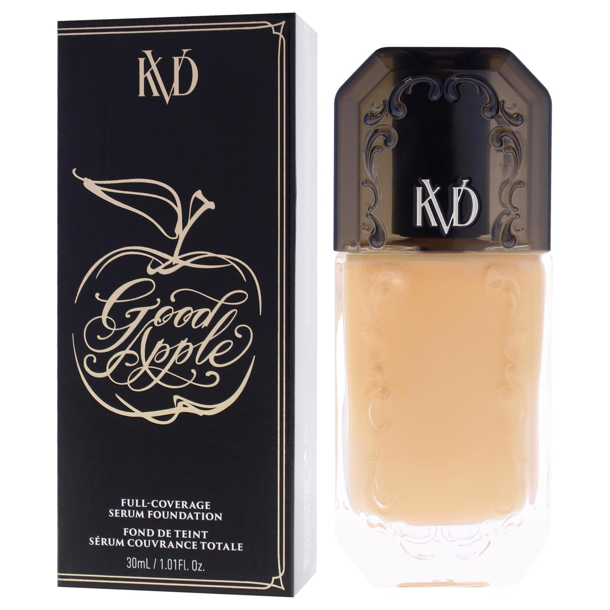 KVD Beauty Good Apple Non-Comedogenic Full-Coverage Serum Foundation Medium 042