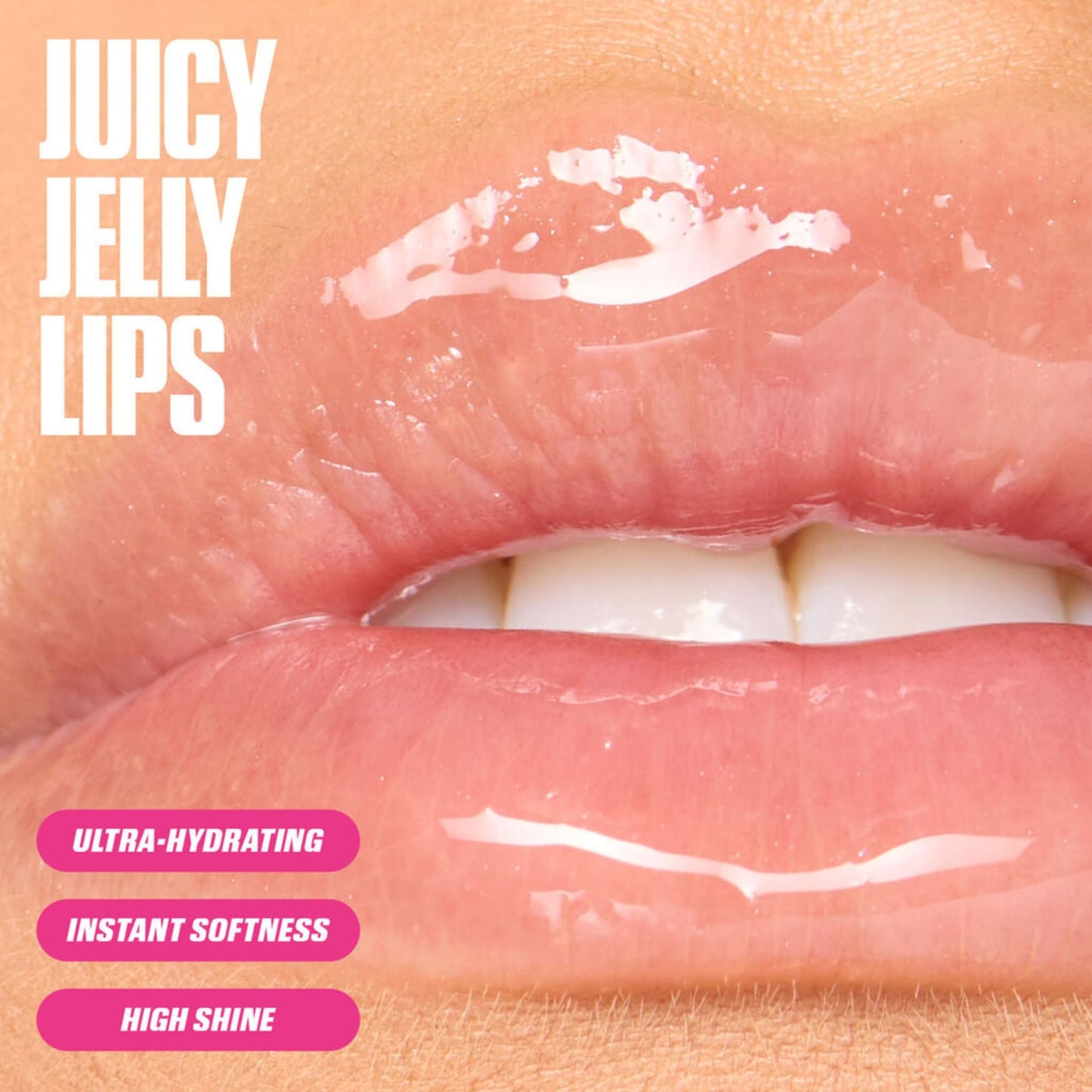 Huda Faux Filler Jelly Lip Oil - Juicy Goji (.13 Fl Oz) Beauty and Personal Care Huda