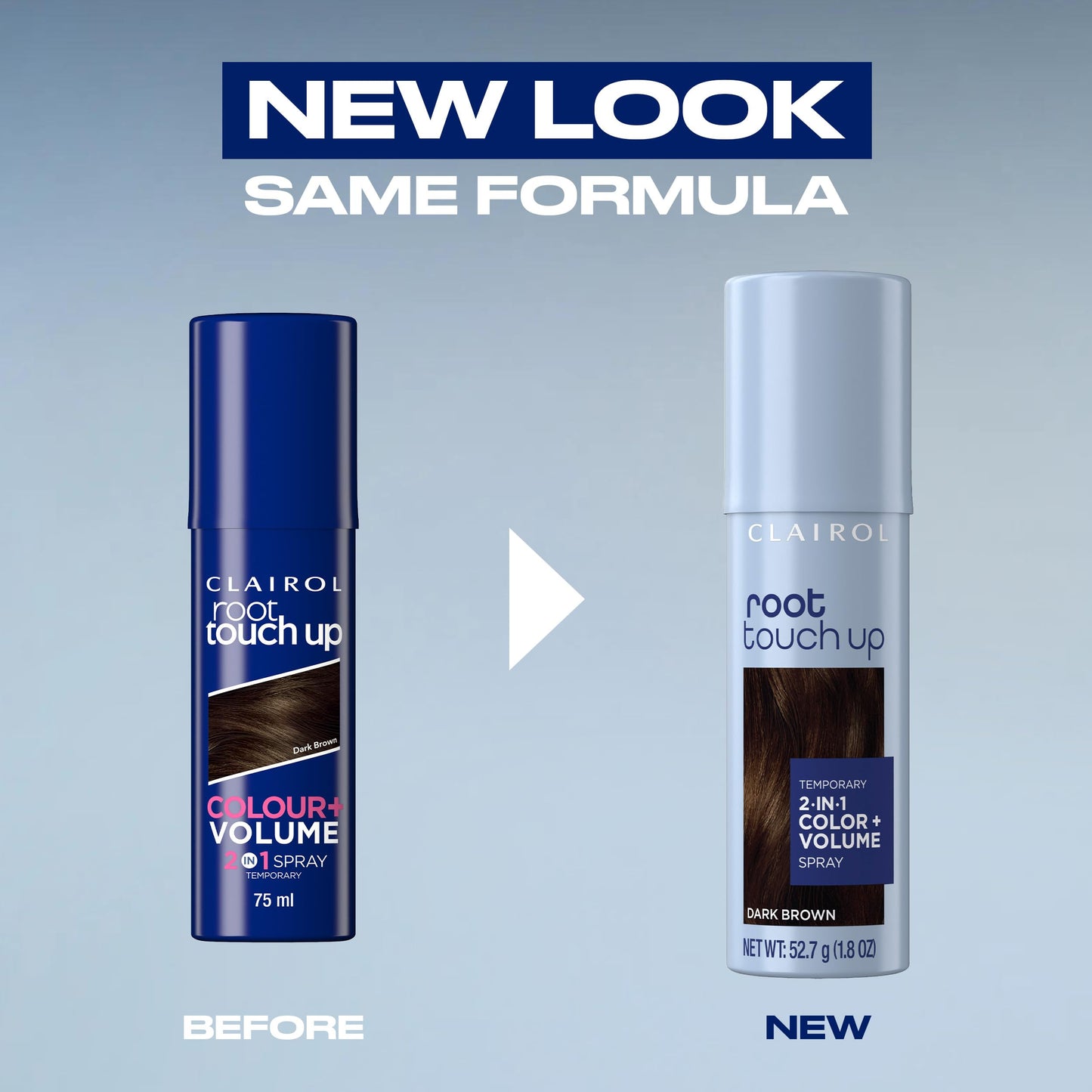 Clairol Root Touch-Up Color + Volume 2-in-1 Temporary Hair Coloring Spray, Black Hair Color, Pack of 1 - Packaging May Vary Beauty and Personal Care Clairol