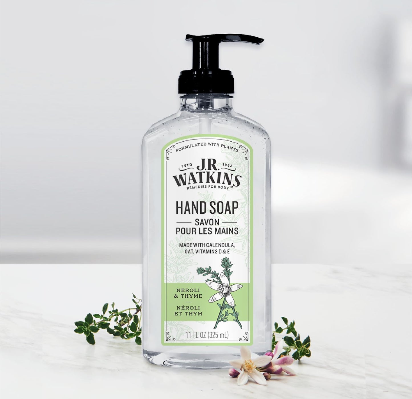 J.R. Watkins Neroli & Thyme Liquid Hand Soap 11 fl oz, pack of 1 Beauty & Personal Care J.R. Watkins