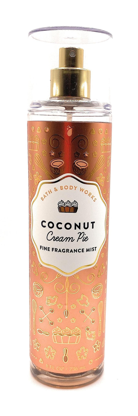 Bath & Body Works Coconut Cream Pie Fine Fragrance Mist 8 Fluid Ounce Spray Beauty & Personal Care Bath & Body Works