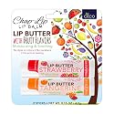 CHAP-LIP Lip Butter Lip Balm with Fruit Flavors, Cocoa Butter, Coconut Oil | Moisturizing Vitamin E & Total Hydration Treatment & Soothing Lip Therapy Beauty & Personal Care Chap-Lip