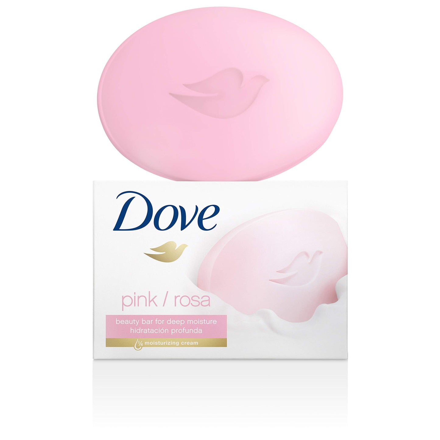 Dove Beauty Bar Gentle Cleanser For Softer and Smoother Skin Pink More Moisturizing Than Ordinary Bar Soap 3.75 oz 10 Bars Beauty & Personal Care Dove