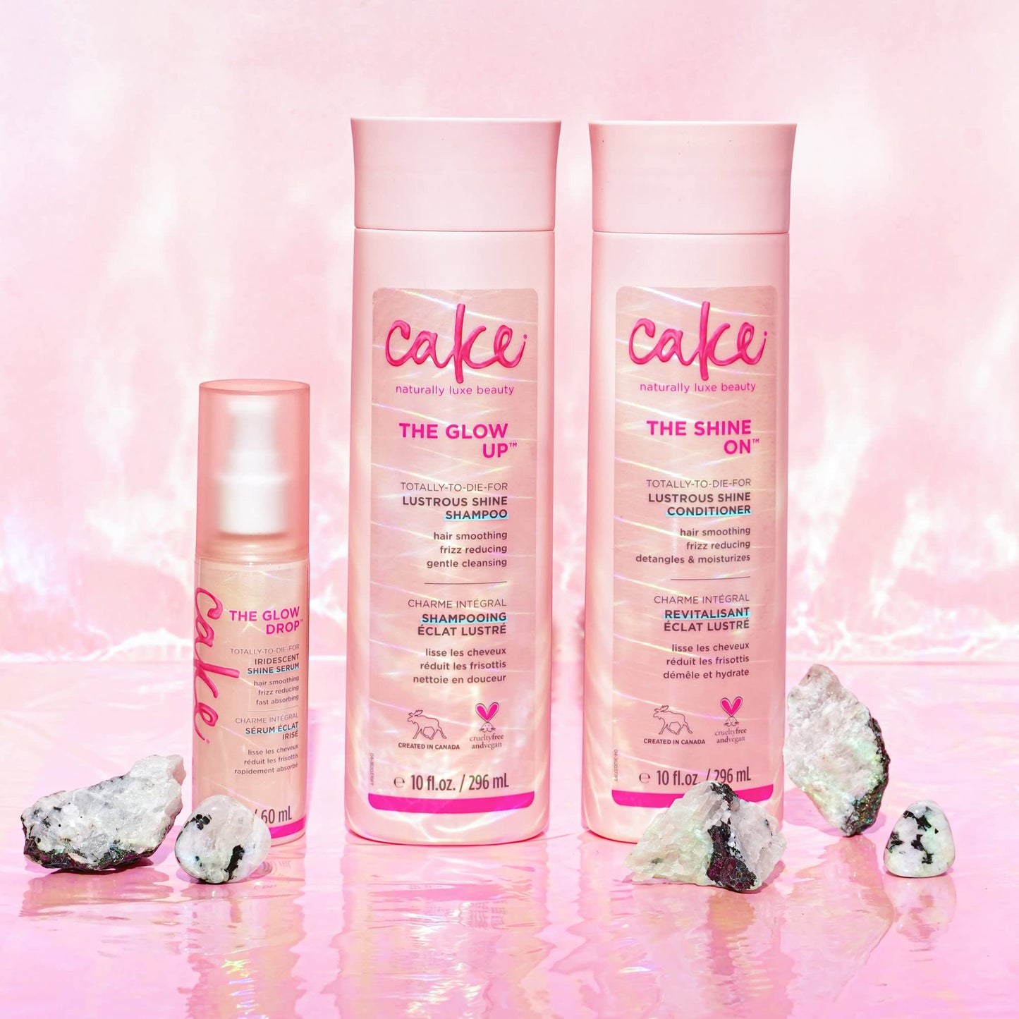 Cake Beauty The Glow Drop Iridescent Shine Serum, Vegan and Sulfate-Free, 2 oz Beauty & Personal Care Cake Beauty