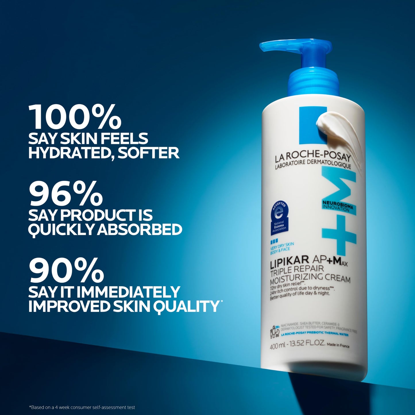 La Roche-Posay Lipikar AP+MAX Triple Repair Moisturizing Body Cream | Face & Body Lotion for Dry Skin with Shea Butter & Niacinamide | Gentle Beauty and Personal Care La Roche-Posay