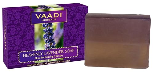 Vaadi Herbals Lavender Soap with Rosemary Oil, Pack of 3 Beauty & Personal Care Vaadi Herbals