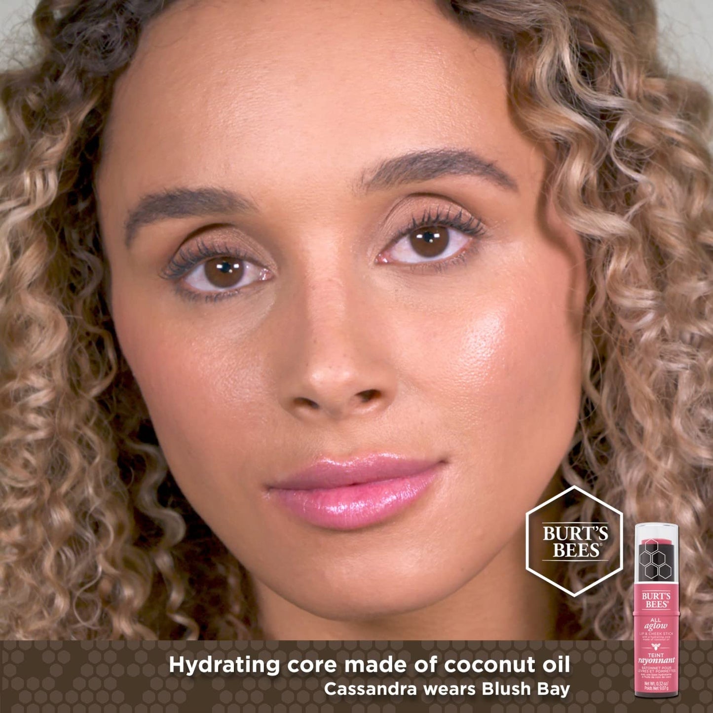 Burts Bees 100% Natural All Aglow Lip & Cheek Stick, Blush Bay - 1 Tube Beauty & Personal Care Burt's Bees
