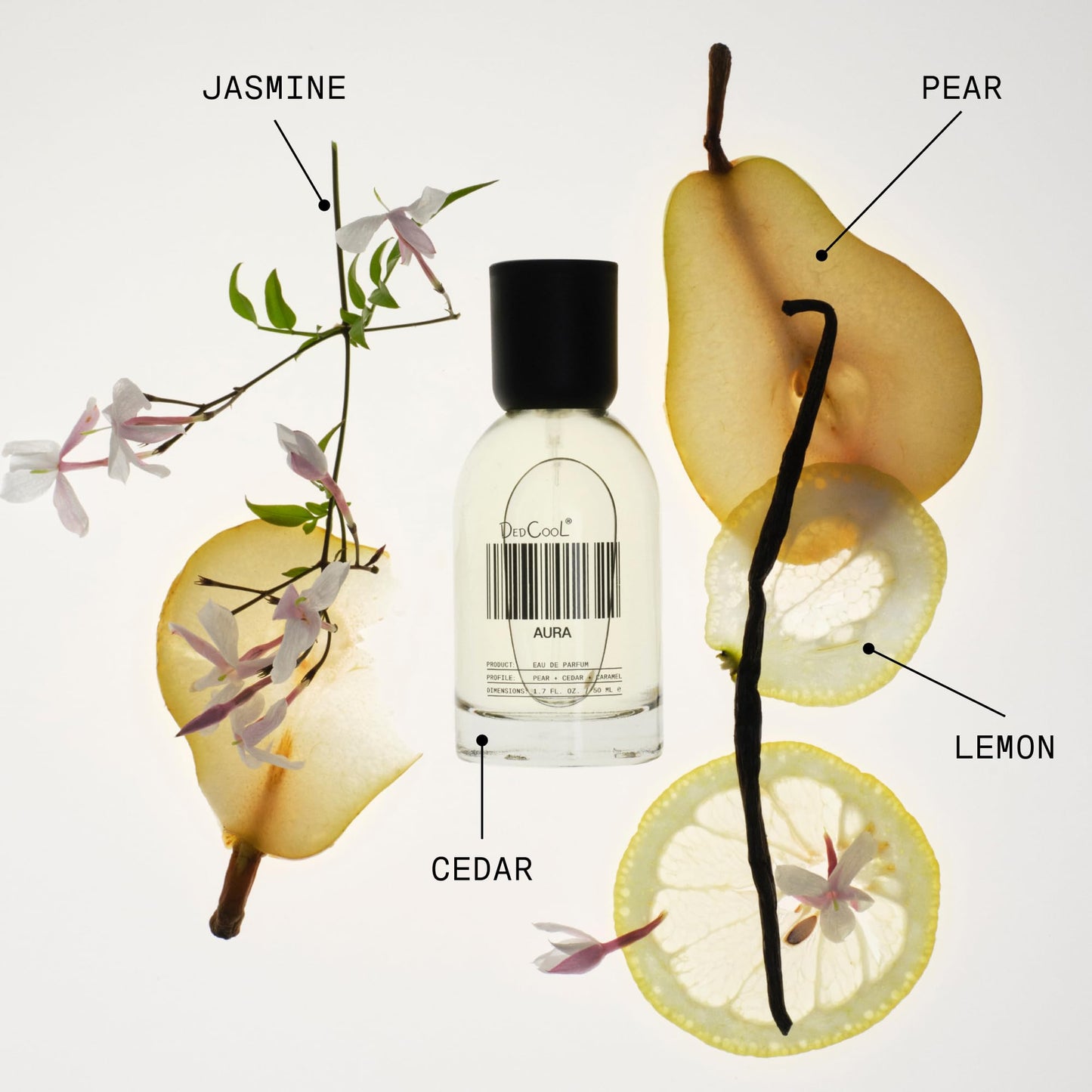 DedCool Eau de Parfum | Aura | Lemon, Pear & Cassis | Clean Unisex Fragrance | Non-Toxic, Vegan | Travel Size Perfume, 15 mL Beauty & Personal Care DedCool